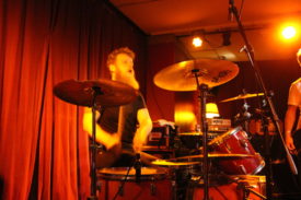 Drummer Flo in Aktion